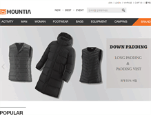 Tablet Screenshot of mountia.com